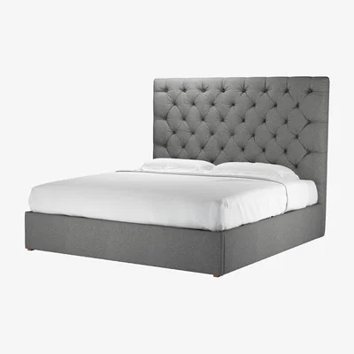Sofa.com Rosalie 150cm Super King Ottoman Bed in Storm Soft Sustainable Wool - sofa.com