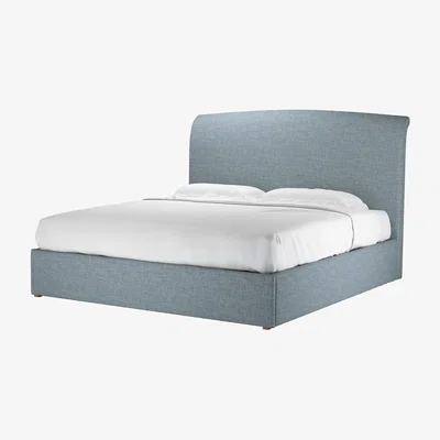 Sofa.com Perfectly Pristine Thea Super King Ottoman Bed in Hydrangea Highland Tweed - sofa.com