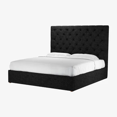 Sofa.com Rosalie 150cm Super King Ottoman Bed in Ashford Textured Boucle - sofa.com