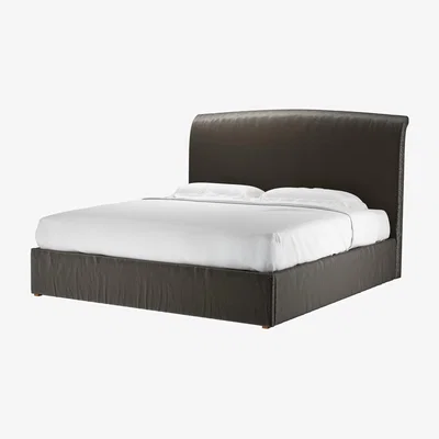 Sofa.com Thea Super King Ottoman Bed in Elephant Cotton Matt Velvet - sofa.com