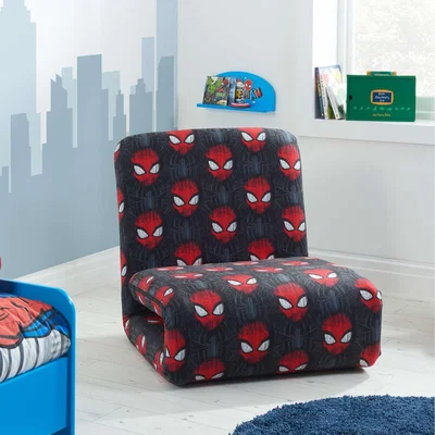 Dunelm Marvel Spider-Man Fold Out Bed Chair Black