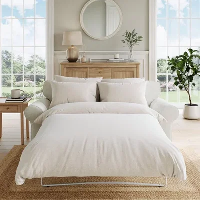 Dunelm Flori Chenille Soft Texture 2 Seater Sofa Bed