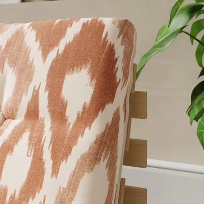 Dunelm Mito Single Ikat Futon Butterscotch (Yellow)