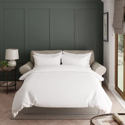 Dunelm Rosa Chenille 3 Seater Sofa Bed Sandstone
