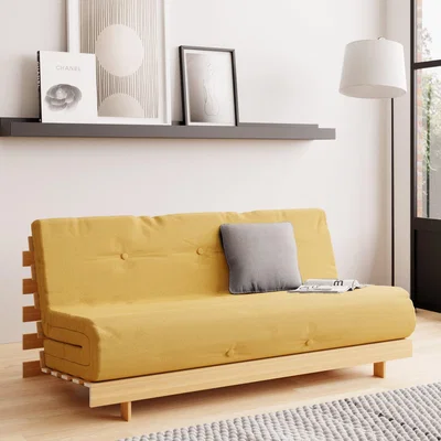 Dunelm Mito Double Futon Ochre (Yellow)