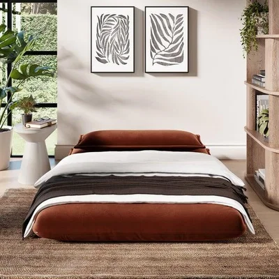 Dunelm Jackson Velvet Small Double Sofa Bed
