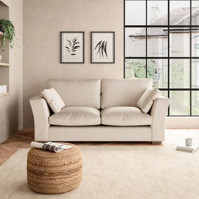 Dunelm Blakeney Luxury Velvet Sofa Bed Luxury Velvet Natural