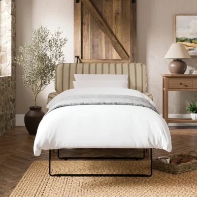 Dunelm Beatrice II Folkstone Stripe Single Snuggle Sofa Bed