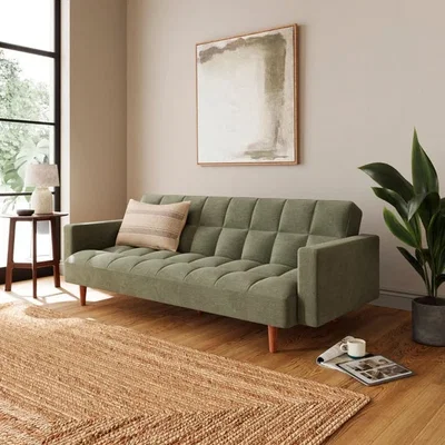 Dunelm Waffle Chenille Clic Clac Sofa Bed