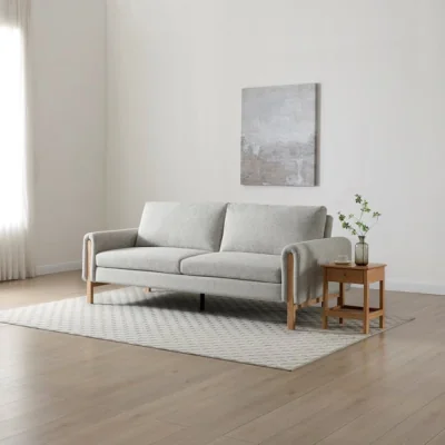 Dunelm Cacy Textured Weave Clic Clac Sofa Bed