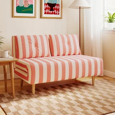 Dunelm Phoebe Woven Stripe Small Double Sofa Bed