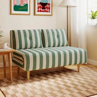 Dunelm Phoebe Woven Stripe Small Double Sofa Bed