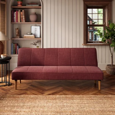 Dunelm Niko Faux Linen Clic Clac Sofa Bed