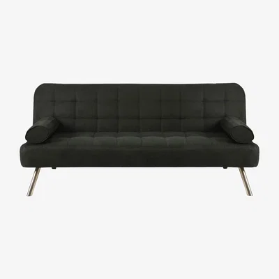 Dunelm Tobi Fabric Sofa Bed Black