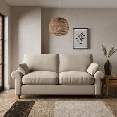 Dunelm Salisbury Luxury Velvet 2 Seater Sofa Bed Luxury Velvet Natural