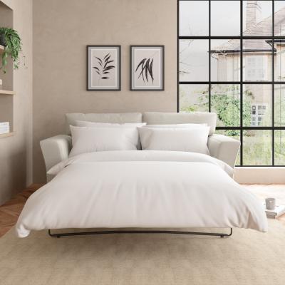 Dunelm Blakeney Sofa Bed Textured Weave Sandstone