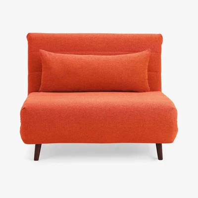 Dunelm Oliver Chair Bed - Orange Orange