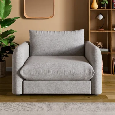 Dunelm Nolan Mid Weave Snuggle Single Sofa Bed