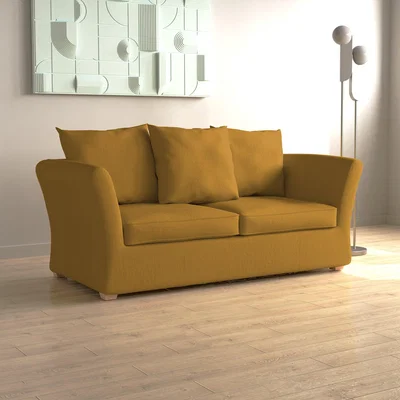 Dunelm Emmett Velvet Sofa Bed Brown