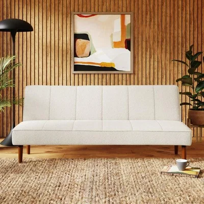 Dunelm Niko Boucle 3 Seater Clic Clac Sofa Bed