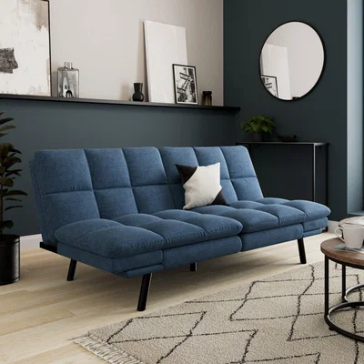 Dunelm Luis Soft Chenille Clic Clac Sofa Bed Dark Teal