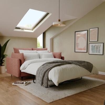 Dunelm Ruby Fleck Chenille 2 Seater Sofa Bed