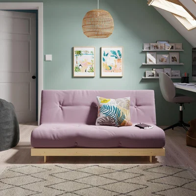 Dunelm Mito Cotton Double Futon Mito Cotton Lilac