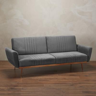 Dunelm LPD Nico Velvet Clic Clac Sofa Bed