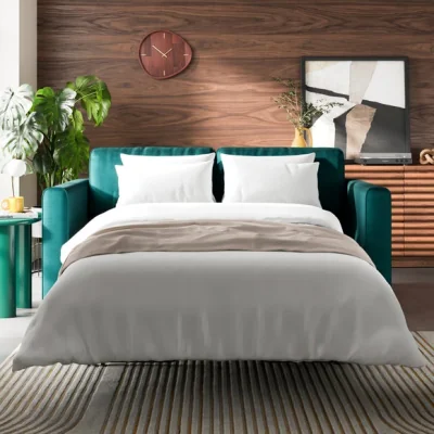 Dunelm Zoe II Velvet Sofa Bed
