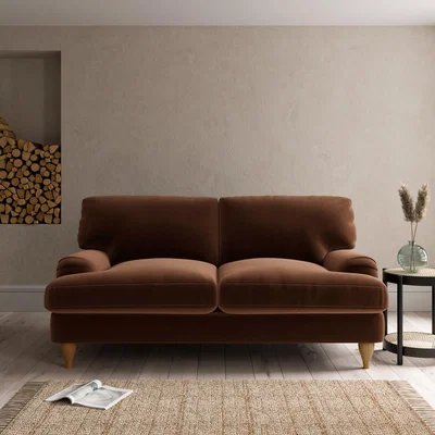 Dunelm Darwin Luxury Velvet Sofa Bed Luxury Velvet Pinecone