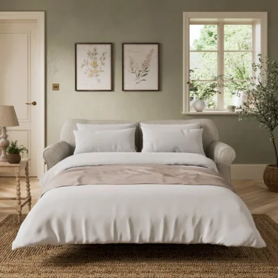 Dunelm Millie Basketweave 2 Seater Sofa Bed