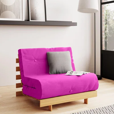Dunelm Mito Single Futon Pink