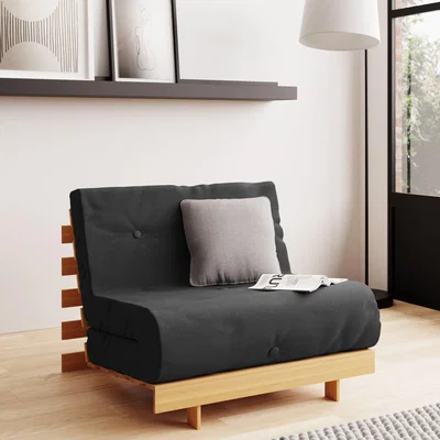 Dunelm Mito Single Futon Black
