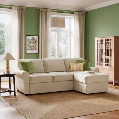 Dunelm Eleanor Luxe Chenille Corner Trundle Sofa Bed