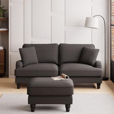 Dunelm Beatrice Fabric 3 Seater Sofa Bed Charcoal