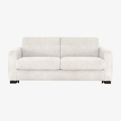 Furniture Village Nicoletti - Alcova 3 Seater Fabric Sofa Bed with Box Arms