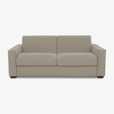 Furniture Village Parma 3 Seater Fabric Manual Sofa Bed - Light Khaki