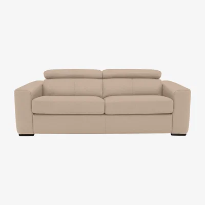 Furniture Village Infinity 3 Seater Leather Sofa Bed- World of Leather