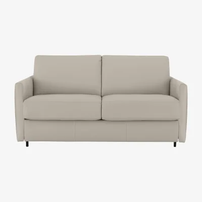 Furniture Village Nicoletti - Alcova 2 Seater Leather Sofa Bed with Slim Arms - Sofas and Armchairs - In Time for Christmas