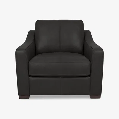 Furniture Village World of Leather - Nap Leather Snuggler Sofa Bed - Black - Sofas and Armchairs - In Time for Christmas