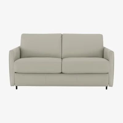 Furniture Village Nicoletti - Alcova 2 Seater Leather Sofa Bed with Slim Arms - Sofas and Armchairs - In Time for Christmas