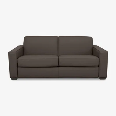 Furniture Village Parma 3 Seater Leather Power Sofa Bed - Cacao