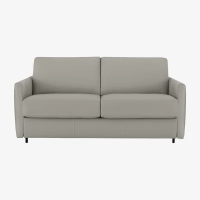 Furniture Village Nicoletti - Alcova 2.5 Seater Leather Sofa Bed with Slim Arms - Sofas and Armchairs - In Time for Christmas