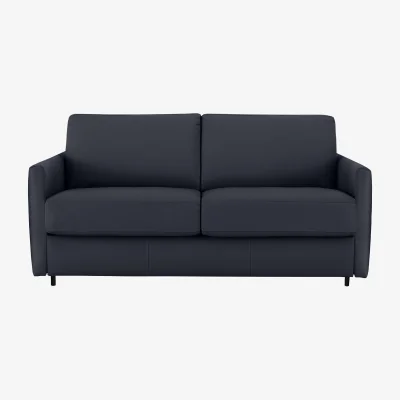 Furniture Village Nicoletti - Alcova 2.5 Seater Leather Sofa Bed with Slim Arms - Sofas and Armchairs - In Time for Christmas
