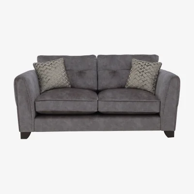 Furniture Village Mariah 2 Seater Fabric Classic Back Sofa Bed - Dapple Moleskin - Sofas and Armchairs - In Time for Christmas