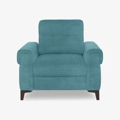 Furniture Village Zoom Fabric Chair Sofa Bed - Velvet Blu