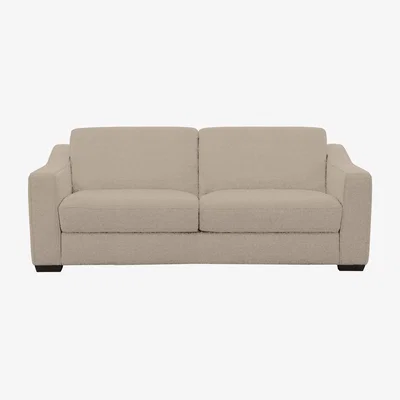 Furniture Village Optimus Space Saving Fabric Sofa Bed with Memory Foam Mattress - R28 Beige