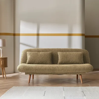 Habitat Habitat Bean Fabric Clic Clac Sofa Bed - Mustard