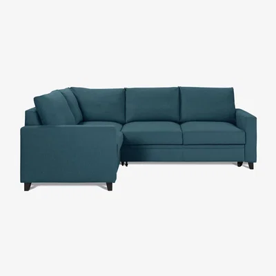 Habitat Habitat Seattle Left Corner Fabric Sofa Bed - Blue