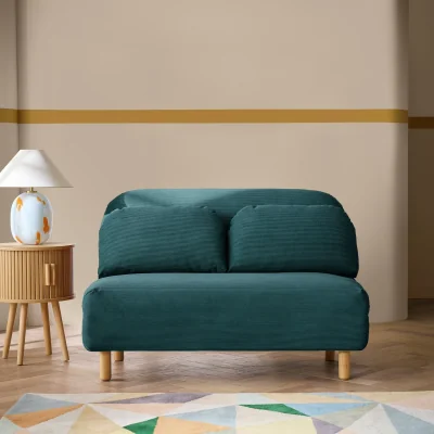 Habitat Habitat Benji Fabric 2 Seater Sofa Bed - Blue